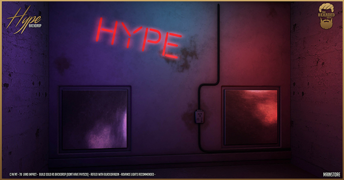 Hype Backdrop - The Bearded Guy