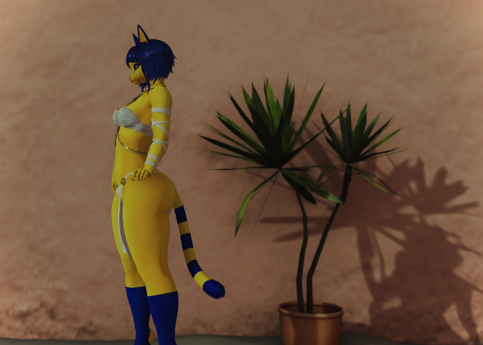 Ankha inspired Katy Cat BOM mod