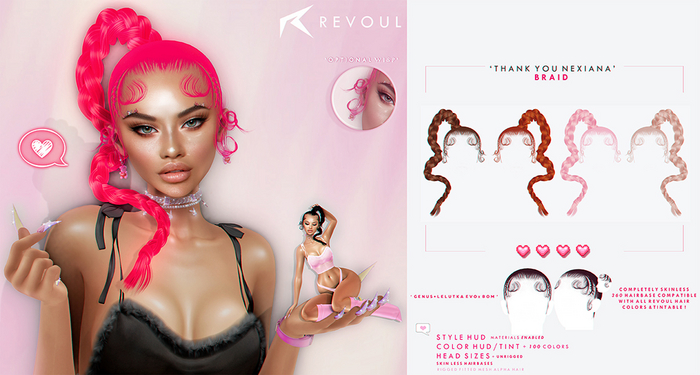 REVOUL - 'Thank You Nexiana' BRAID / STYLE PACK <3 (add me)