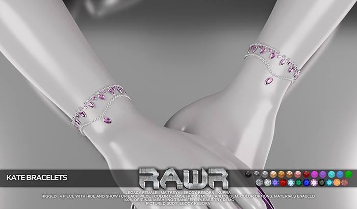RAWR! Kate Bracelets DEMO (add me)