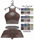 Graffitiwear Neutrals Micro Mini Outfit