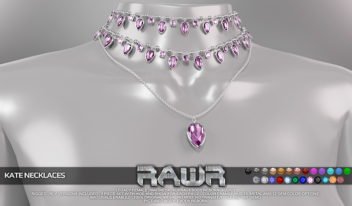RAWR! Kate Necklaces DEMO (add me)