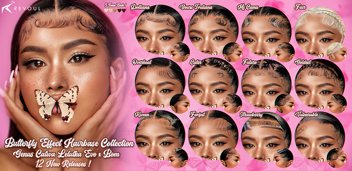 REVOUL - BUTTERFLY EFFECT Hairbase Collection / DELUXE (add me)