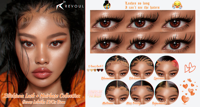 REVOUL - Blickiana Lashes+Hairbase Collection (all) <3 (add me)