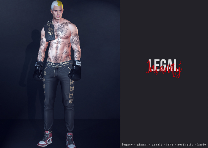 Legal Insanity - Neo track pants DEMO