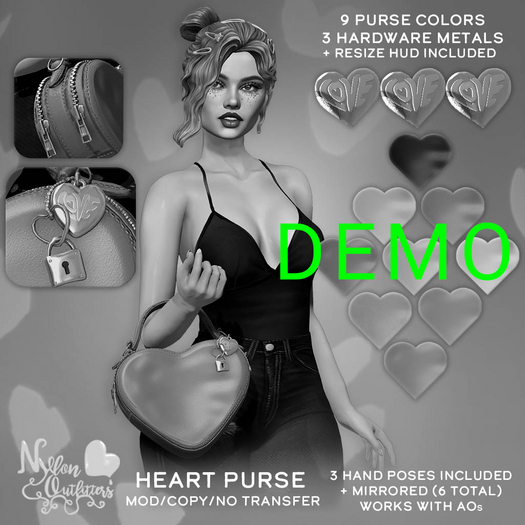 (NO) Heart Purse - Demo