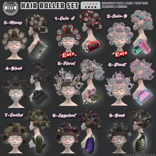 02. [Since1975] Hair Rollers - Coke B RARE