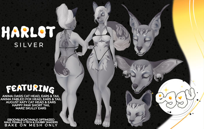 006 - Harlot - Silver + Overlay