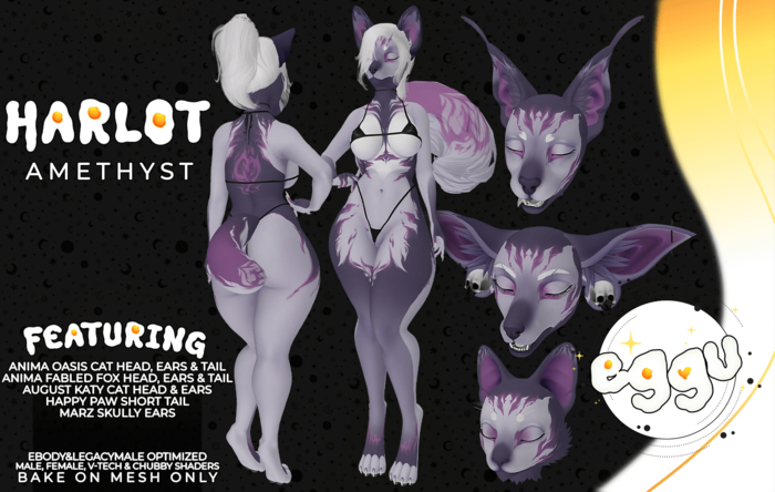 006 - Harlot - Amethyst + Overlay