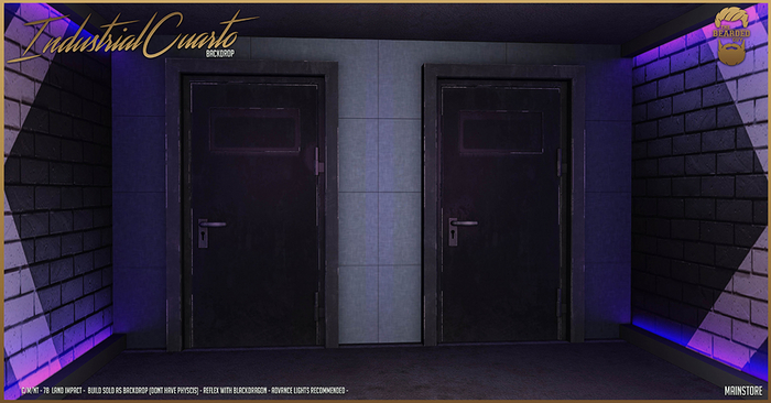 Industrial Cuarto Backdrop - The Bearded Guy