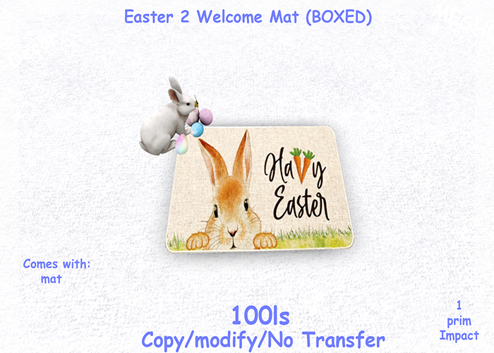 Easter 2 Welcome Mat (BOXED)