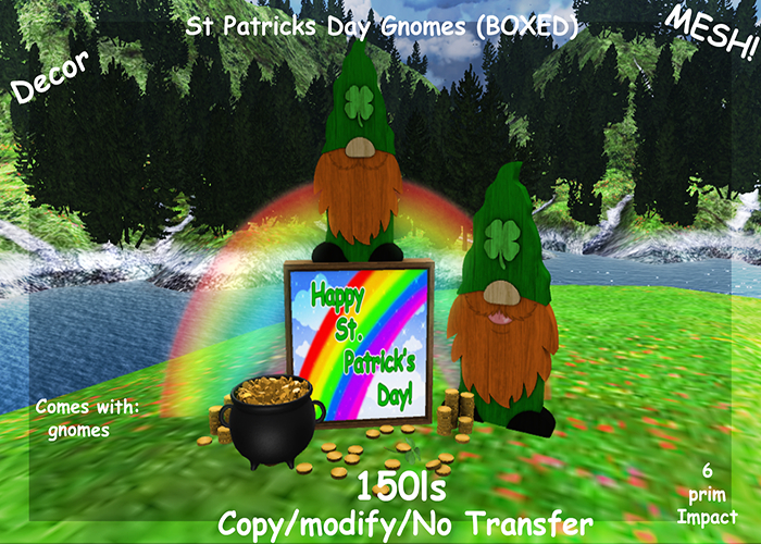 St Patricks Day Gnomes (BOXED)
