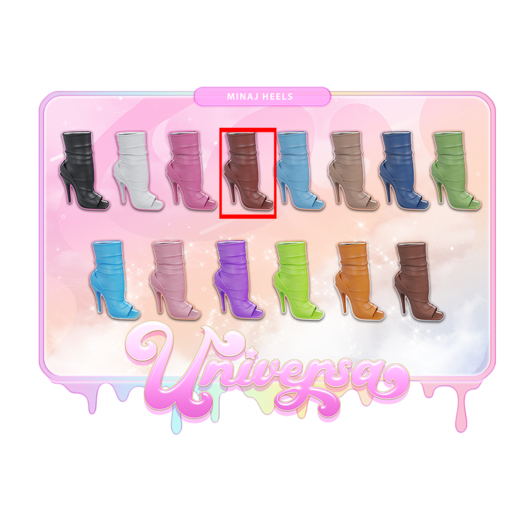 #UNIVERSA - Minaj Heels Red