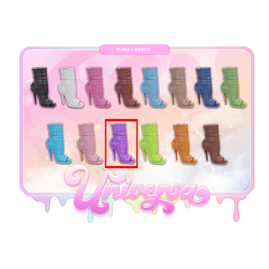 #UNIVERSA - Minaj Heels Purple