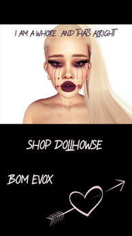 Second Life Marketplace - I AM A WHORE TATTOO
