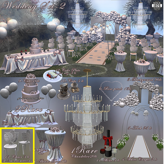 13. [Since1975] Wedding Set2 - Chair