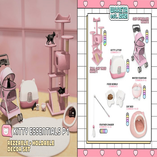 6. - .W. Kitty Essentials P1 - Kitty Litter LILAC