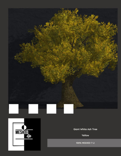 MeshedUp: Giant White Ash Tree - Yellow 