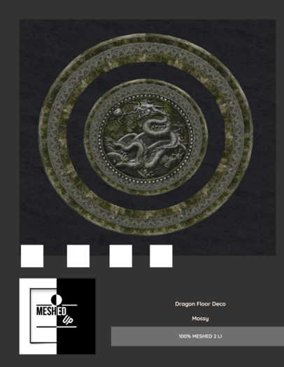 MeshedUp: Dragon Floor Deco - Mossy 