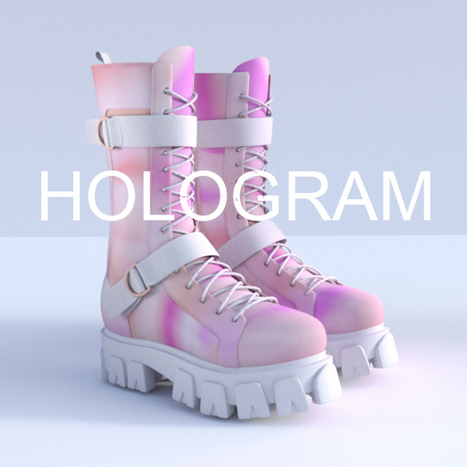 Pink Ombre Boots