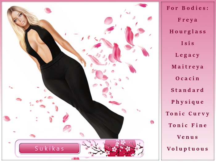 Jule Black Body Suit