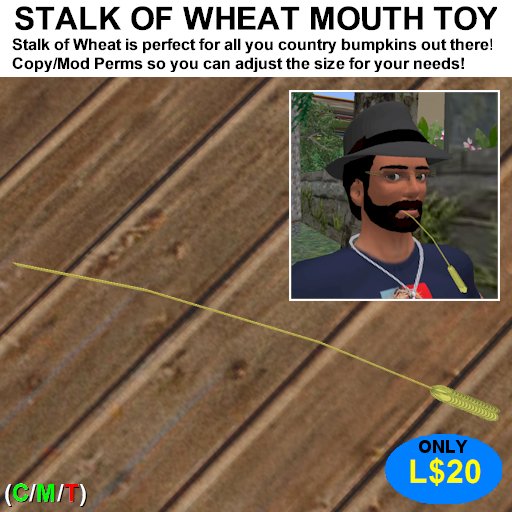 Stalk of Wheat Mouth Toy (Boxed)