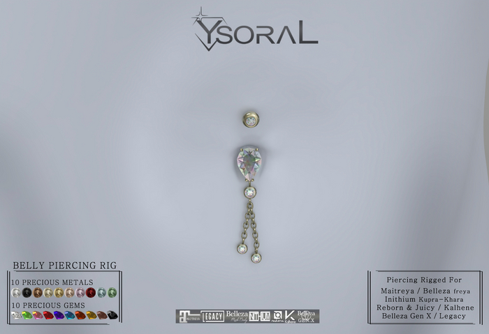 ~~ Ysoral ~~  .:Luxe belly Piercing Julie :.