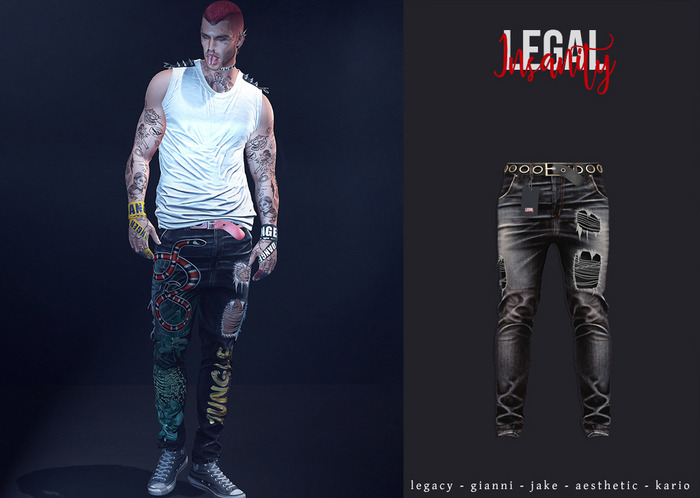 Legal Insanity - Lewis denims #8