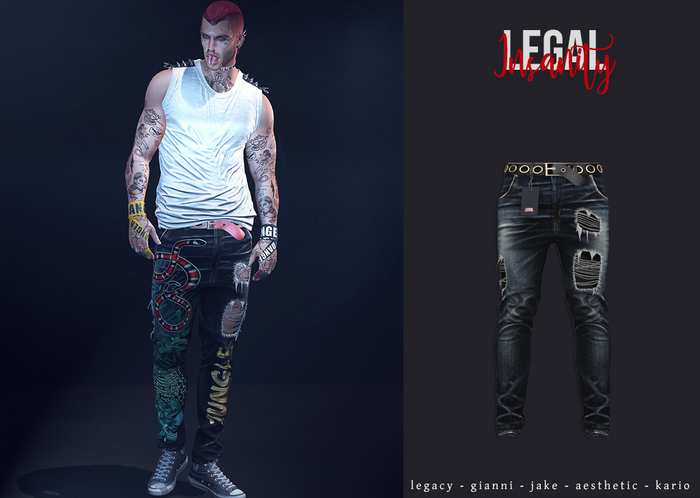 Legal Insanity - Lewis denims #9