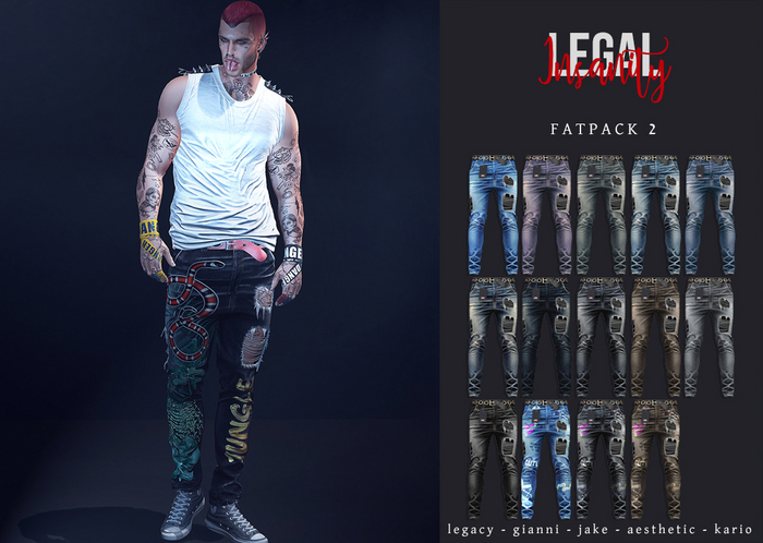 Legal Insanity - Lewis denims FATPACK 2
