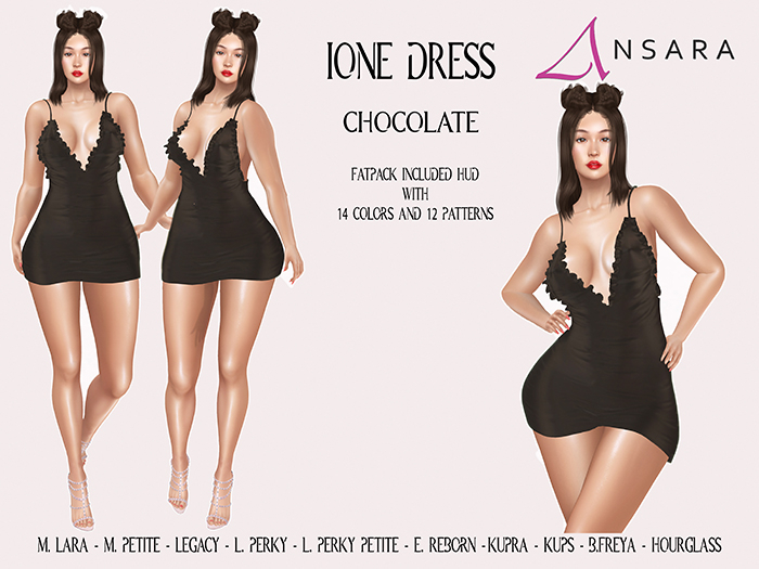 Ansara - Ione Dress - Chocolate