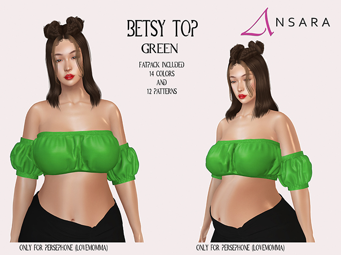 Ansara - Betsy Top - Lovemomma - Green