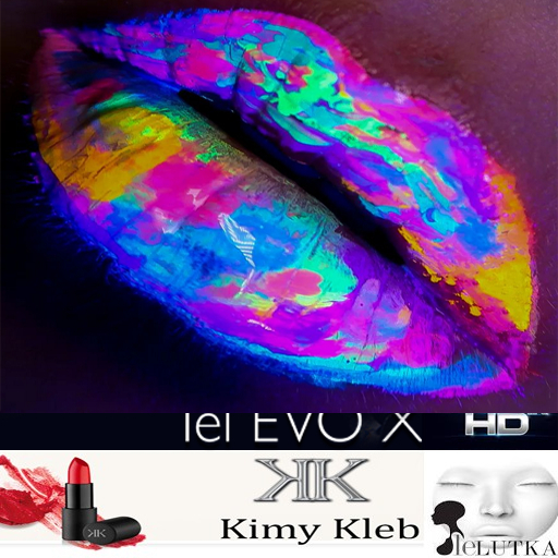 Lelutka fluorescent Lightning Rave Lips