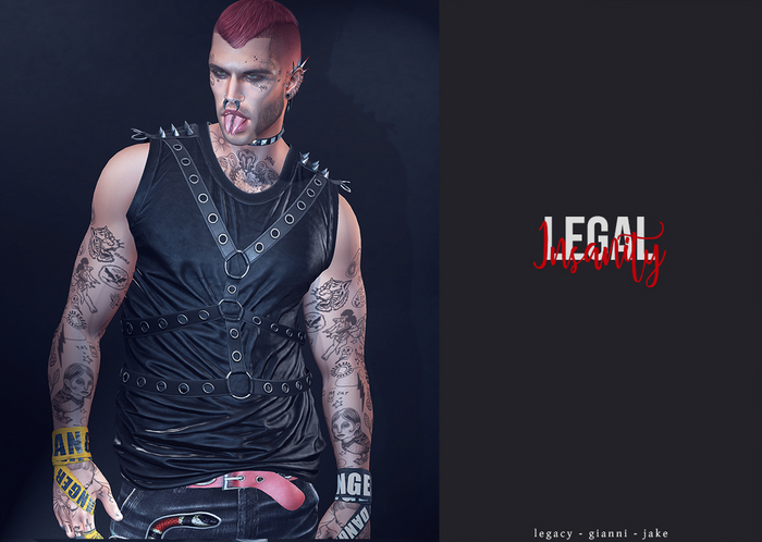 Legal Insanity - Raven shirts DEMO