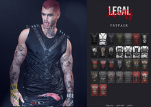 Legal Insanity - Raven shirts FATPACK