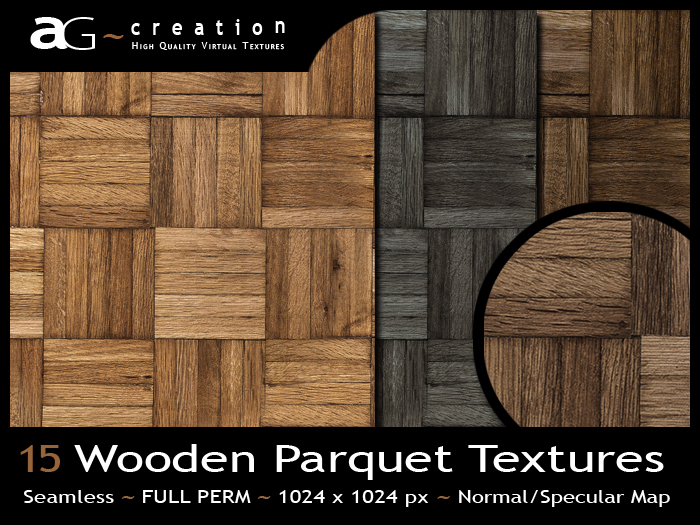 ~AG~ Creation ~  Wooden Parquet Textures Full Perm