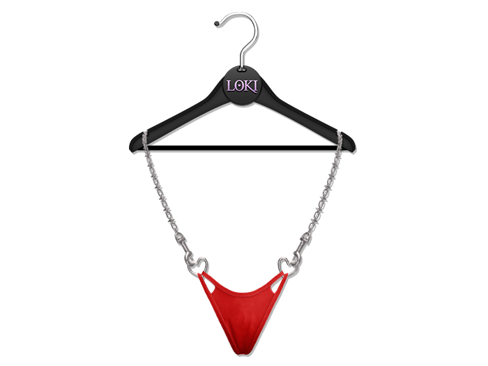 Loki - Kira Chained Panties - Red