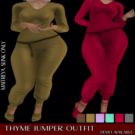 SWO THYME OUTFIT FOR MAITREYA & SLINK