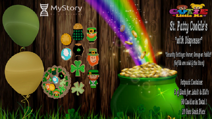 {CLM} St. Patty  Cookie's Dispersers & Decoration - Fatpack -   MyStory REZ