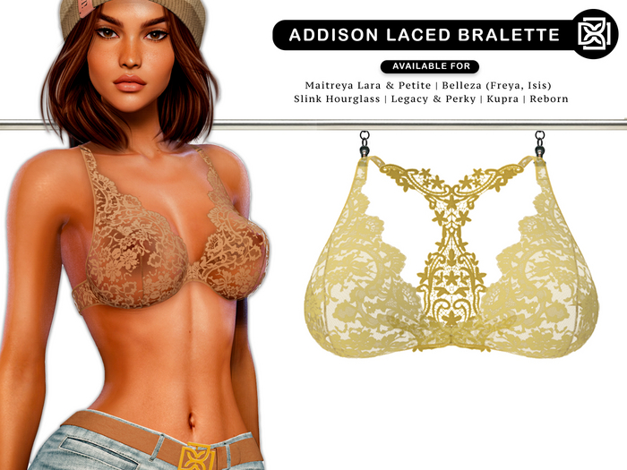 Addams - Addison - Laced Bralette #23
