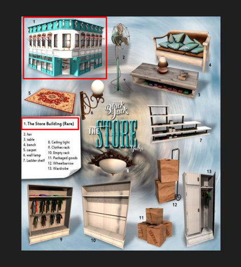 BJK * The Store Gacha - Building RARE