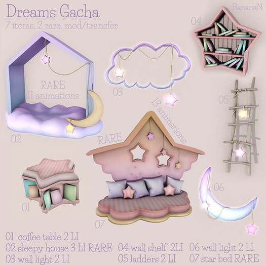 DREAMS - sleepy house RARE