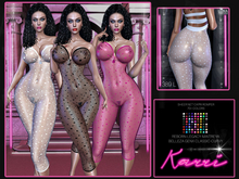 Karri , Sheer Net Capri Length Romper,Jumpsuit ,70+ Colors, .Luna Chelsea
