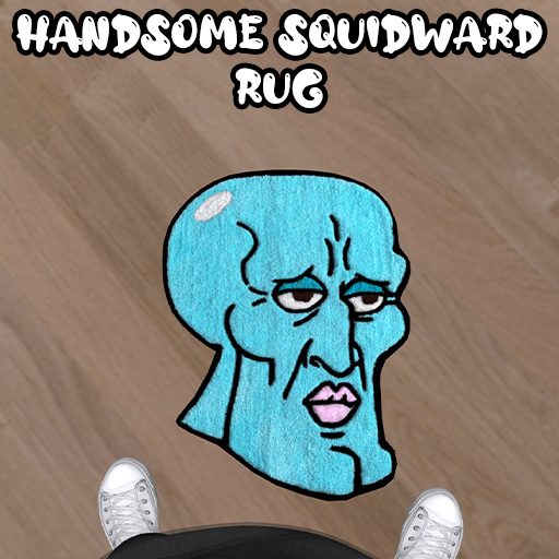 Handsome Squidward Rug