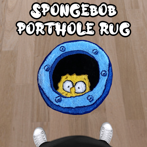 Spongebob Porthole Rug