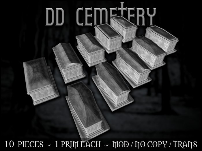 DD gift bag - Cemetery - Sarcophagi