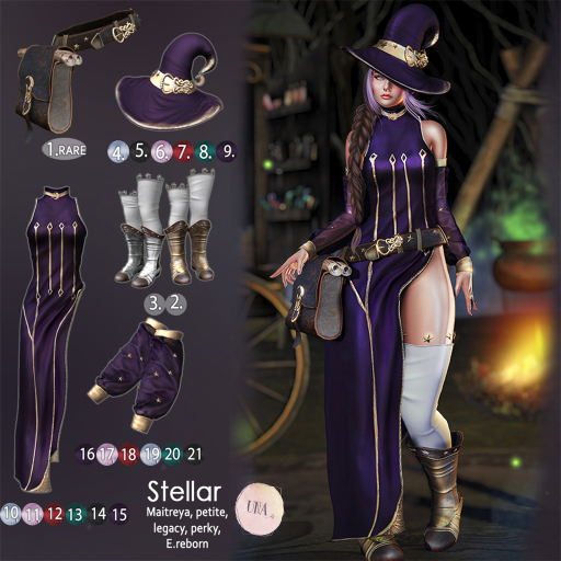 14. UNA. Stellar Dress (Legacy) Black