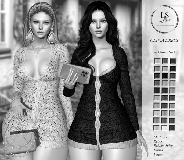 [LS] OLIVIA DRESS  DEMO