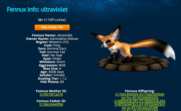 foxy old live violet