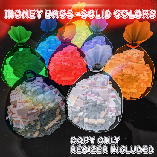 Money Bags -Solid Colors